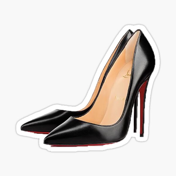Talons hauts noirs Sticker
