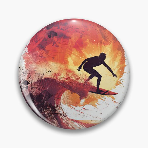 Item preview, Sunset Surf Journey with Artistic Flow designed and sold by Piotrek0001.