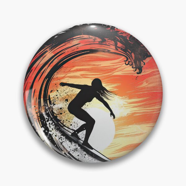Item preview, Dynamic Wave Rider at Golden Sunset designed and sold by Piotrek0001.