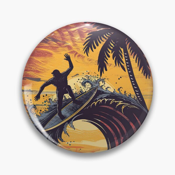 Item preview, Vibrant Surfing Art and Ocean Energy designed and sold by Piotrek0001.