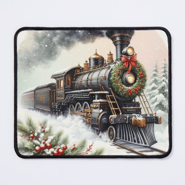 Item preview, Christmas Steam Train designed and sold by MarinaFila.