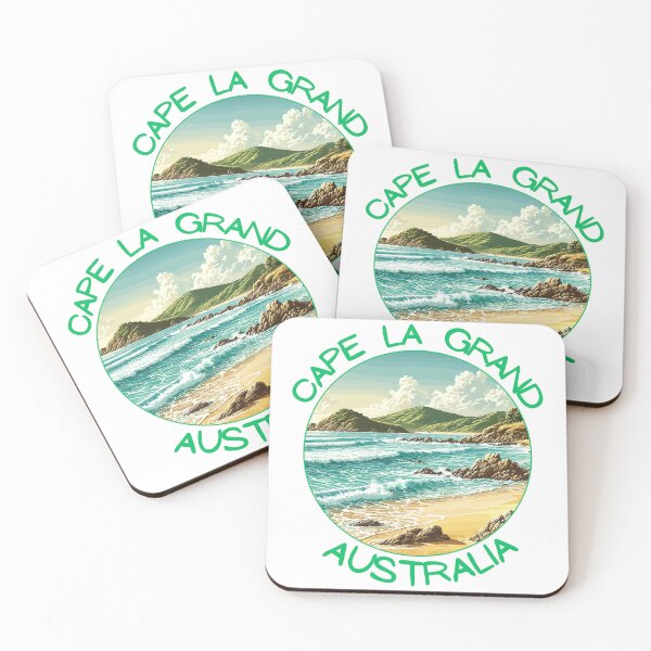 Item preview, Retro Cape La Grand Australia Art Travel Badge designed and sold by MaateoDesign.