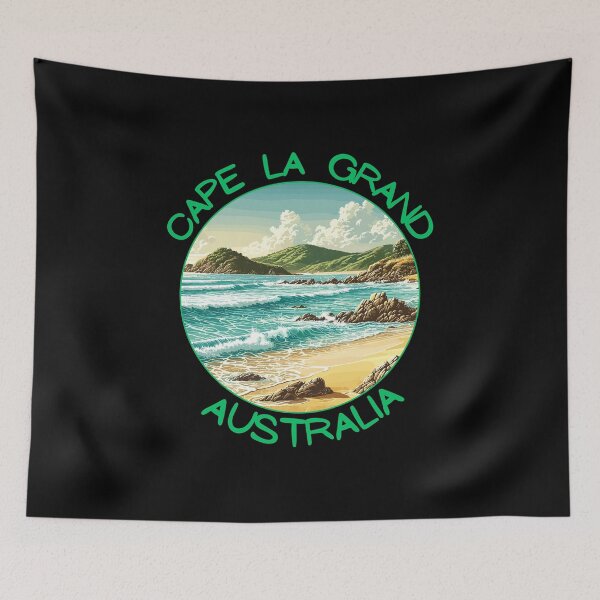 Item preview, Retro Cape La Grand Australia Art Travel Badge designed and sold by MaateoDesign.