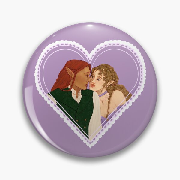 Item preview, Elain and Lucien Valentine Print designed and sold by jadedbugart.