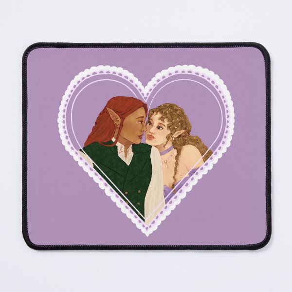 Item preview, Elain and Lucien Valentine Print designed and sold by jadedbugart.