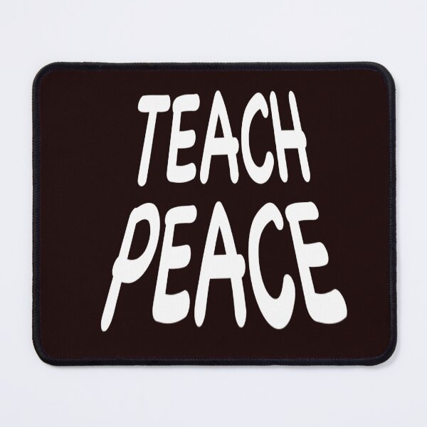 Item preview, Teach Peace – Inspiring T-Shirt Design designed and sold by CreationbyNiki.
