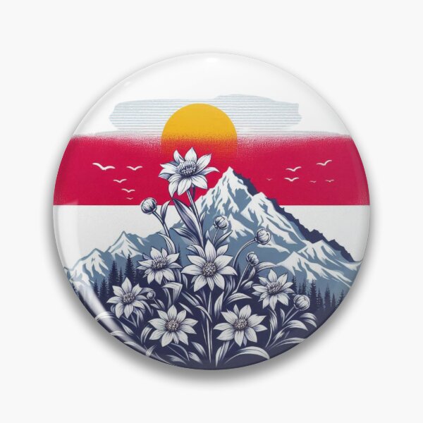 Item preview, Mountain flower and sun  designed and sold by DesingworldTR.