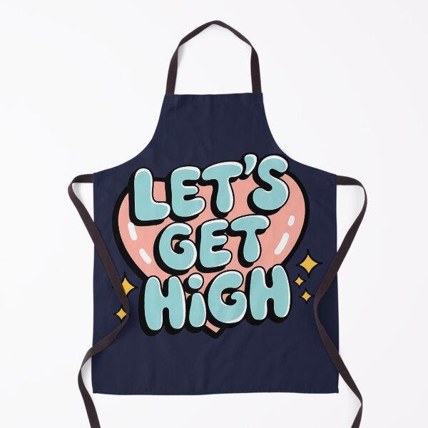 Item preview, Let's Get High | Chill Vibes Only, Fun and Funky Stoner Art designed and sold by Cannaxes Studio.