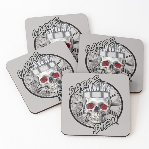 Item preview, Carpe Diem Skull And Time Design designed and sold by TMG Tees.