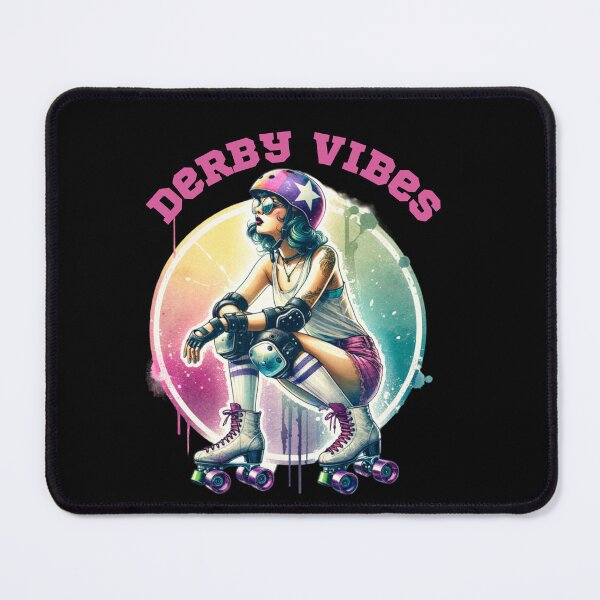 Item preview, Derby Vibes Roller Derby Girl designed and sold by AlienOccupation.