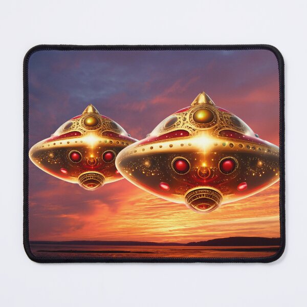 Item preview, UFOs at Sunrise designed and sold by AllArtTaide.