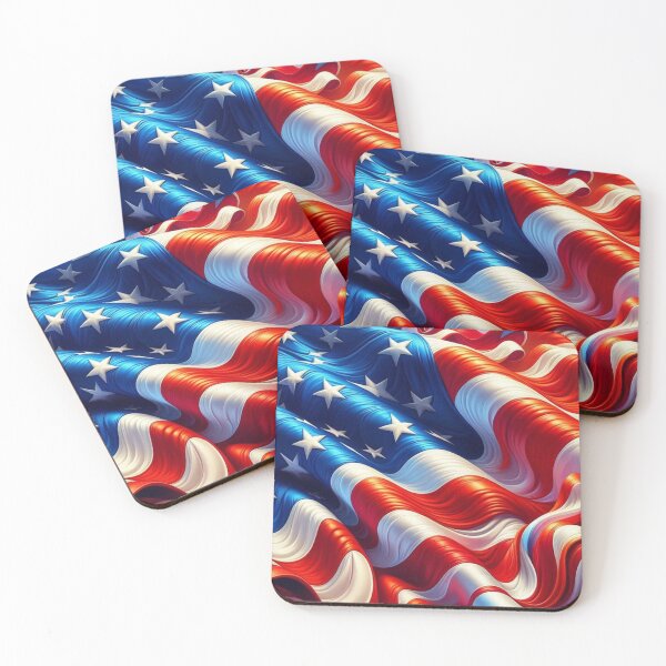 Item preview, American flag waving design  designed and sold by DesingworldTR.