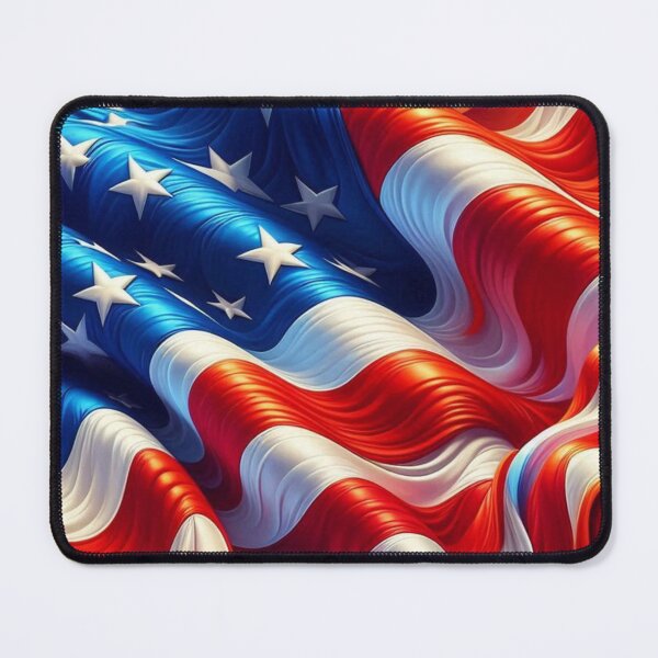 Item preview, American flag waving design designed and sold by DesingworldTR.