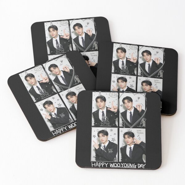 Item preview, happy birthday wooyoung Ateez KPOP  designed and sold by jaofnn.