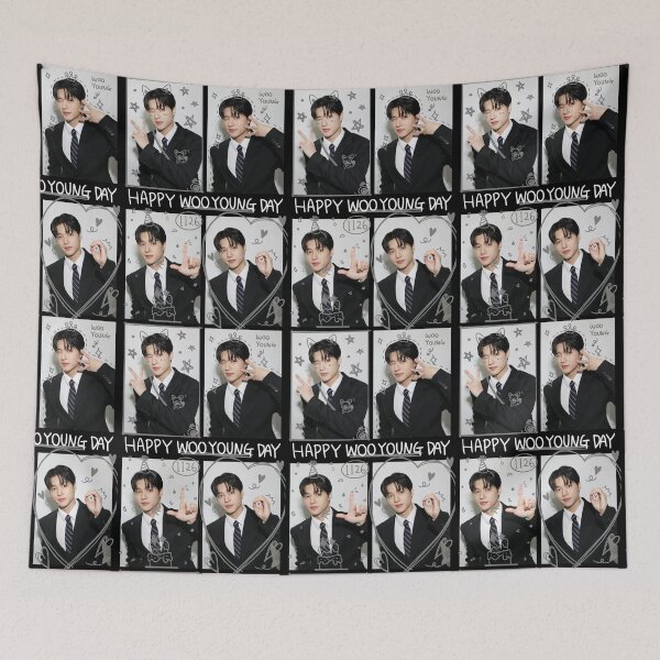 Item preview, happy birthday wooyoung Ateez KPOP  designed and sold by jaofnn.