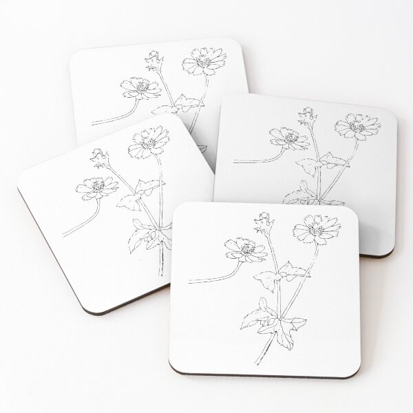 Item preview, Vietnam Wild Flower Line Art 37 designed and sold by tuyetstudio.