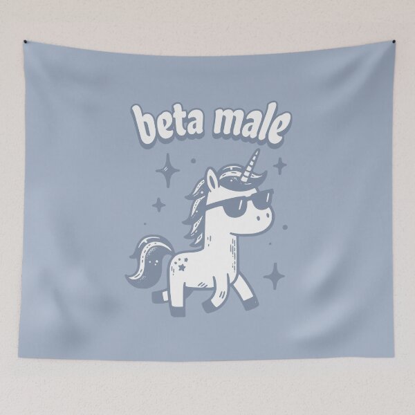Item preview, Funny Beta Male Unicorn  designed and sold by darkskydelights.