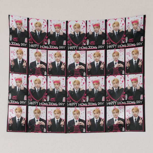 Item preview, happy birthday hongjoon Ateez KPOP  designed and sold by jaofnn.