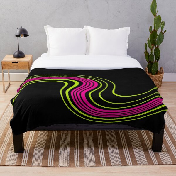 Item preview, Simple Swirl in Lime Green, Hot Pink and Black designed and sold by LAEC-Shop.