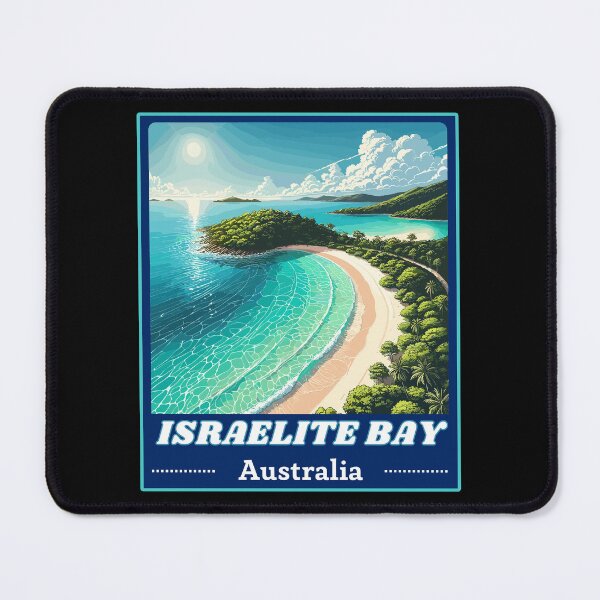 Item preview, Israelite Bay Australia Retro Art Travel Badge designed and sold by MaateoDesign.
