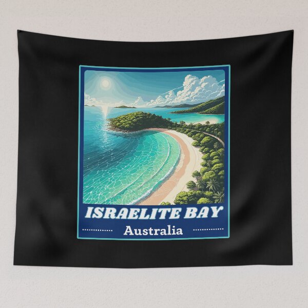 Item preview, Israelite Bay Australia Retro Art Travel Badge designed and sold by MaateoDesign.