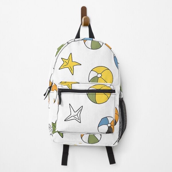 Item preview, Vibrant beach balls and stars pattern designed and sold by Haji  Kamora.
