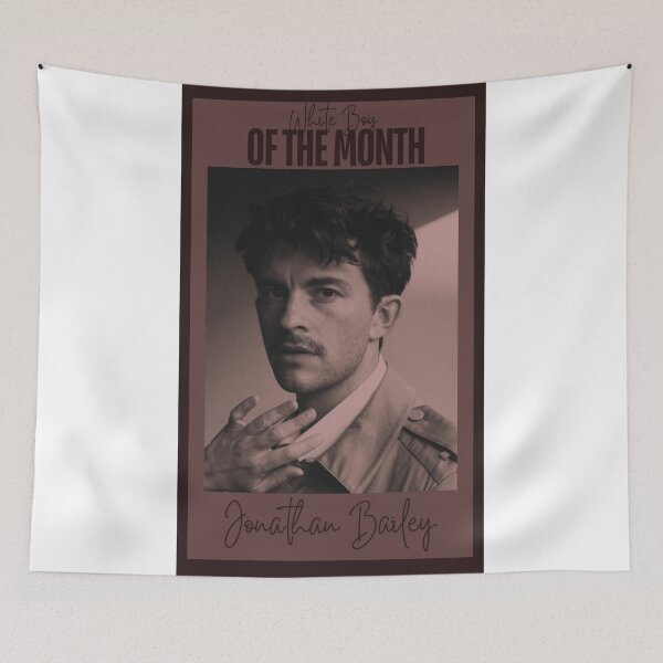 Item preview, Jonathan Bailey White Boy Of The Month Poster designed and sold by edenwilliamss.