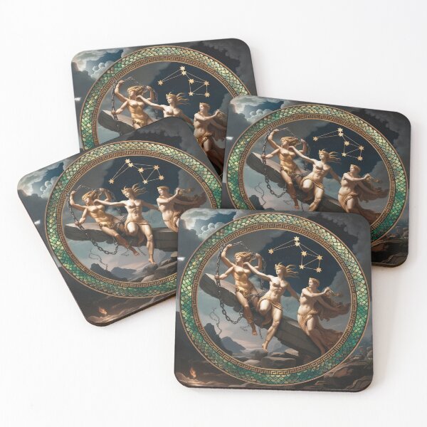 Item preview, Andromeda and muses Chained Greek Mythology painting art designed and sold by Vintage Designs +.