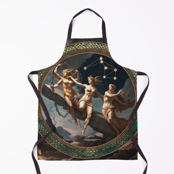 Item preview, Andromeda and muses Chained Greek Mythology painting art designed and sold by Vintage Designs +.