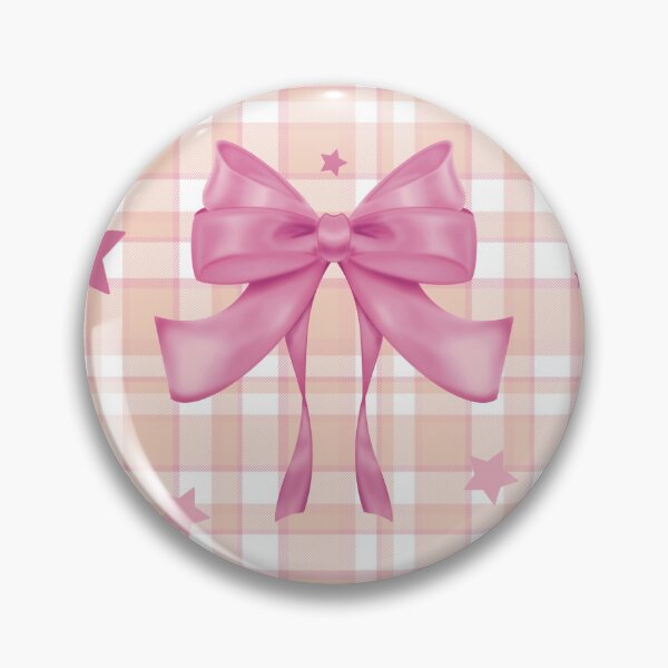 Item preview, Pink Plaid, Bows and Stars designed and sold by FreshFunkyRetro.