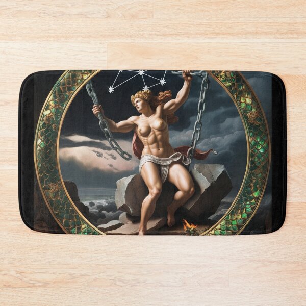 Item preview,  Andromeda and muses Chained Greek Mythology painting art designed and sold by Vintage Designs +.