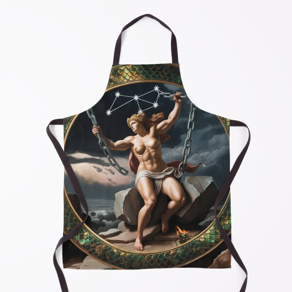 Item preview, Andromeda and muses Chained Greek Mythology painting art designed and sold by Vintage Designs +.
