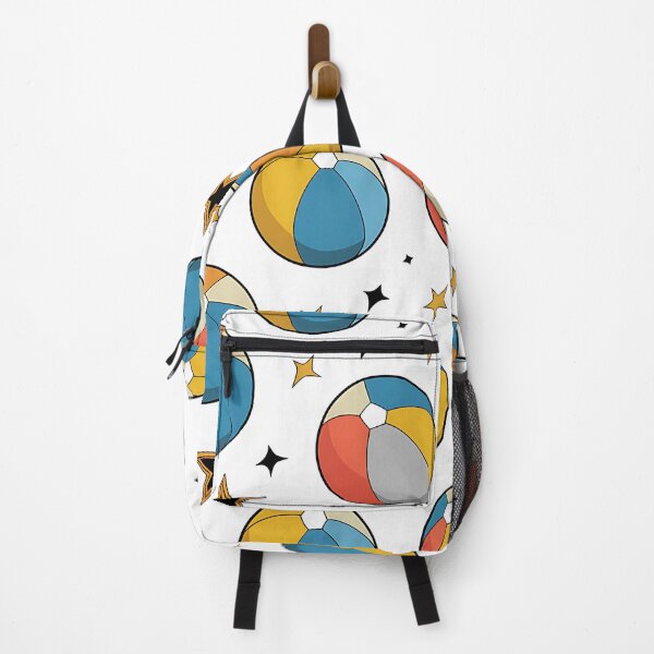 Item preview, Vibrant beach balls and stars pattern designed and sold by Haji  Kamora.