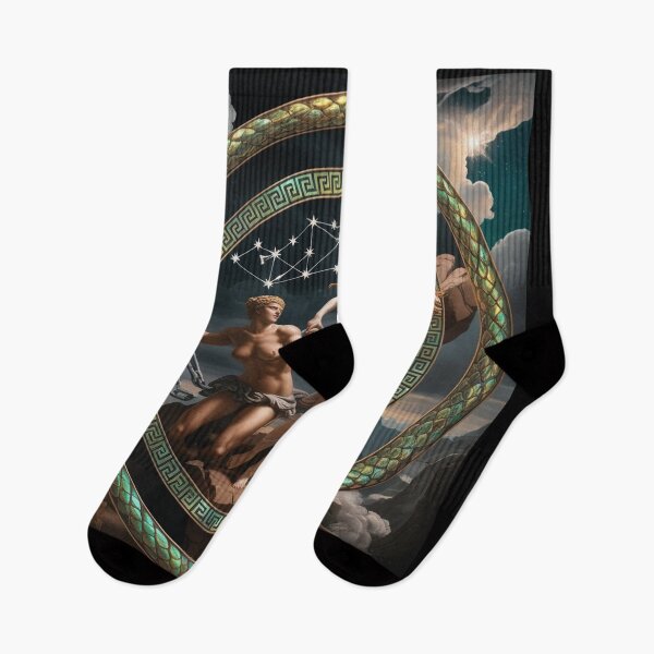 Item preview, Andromeda and muses Chained Greek Mythology painting art designed and sold by Vintage Designs +.
