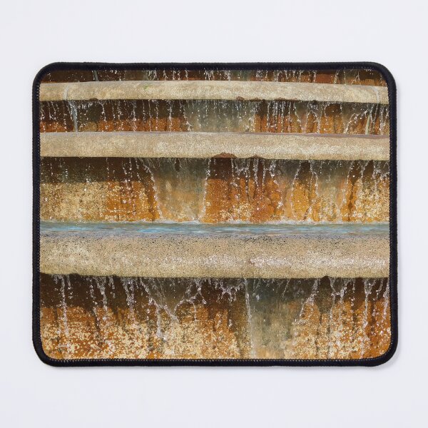Item preview, Blue and Rust Colored Waterfall Water Fountain designed and sold by LensLily.