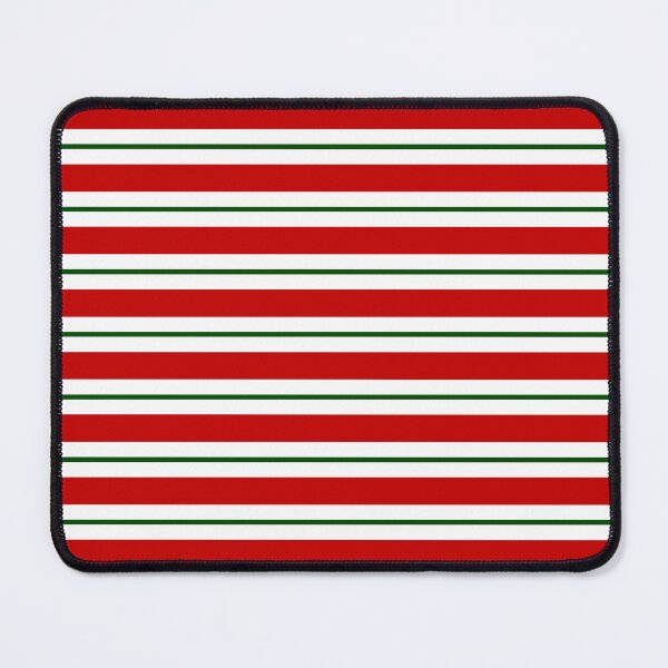 Item preview, Varying Horizontal Stripes - Christmas Red, White and Green designed and sold by TheFrostedDonut.