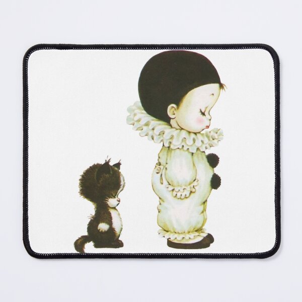 Item preview, kawaii clown and kitty  designed and sold by emmev.