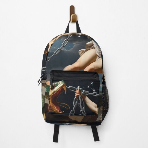 Item preview, Female Greek Warrior with mythological serpents designed and sold by Vintage Designs +.