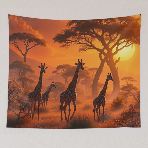 Item preview, Giraffes on the African Savannah designed and sold by Simplybe1.