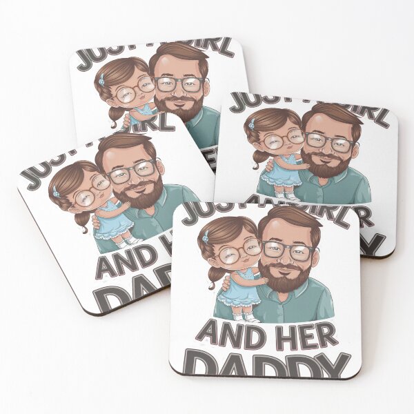 Item preview, "Just a Girl and Her Daddy" Sticker designed and sold by Bohospiritart.