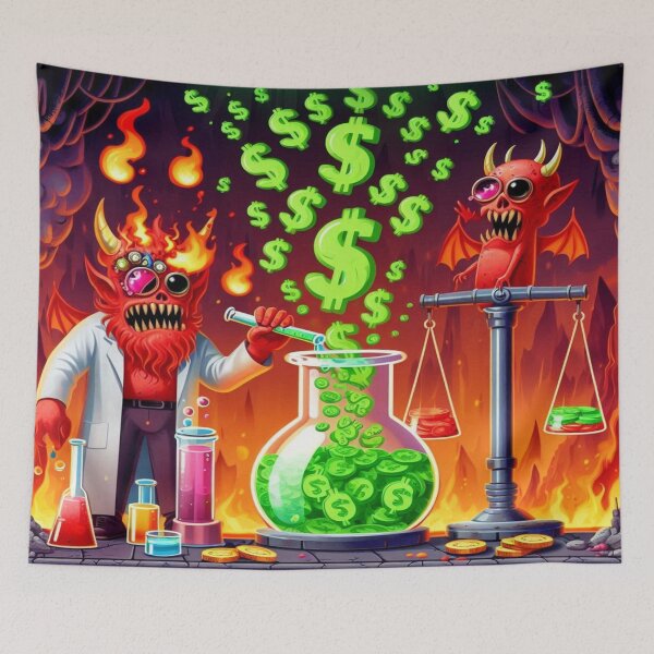 Item preview, Infernal Wealth Lab– Perfect Gift designed and sold by Imaginarium of Chaos falcon88 .
