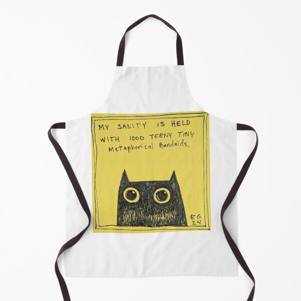 Item preview, My Sanity big eye cat cartoon  designed and sold by Emilyslibrary.