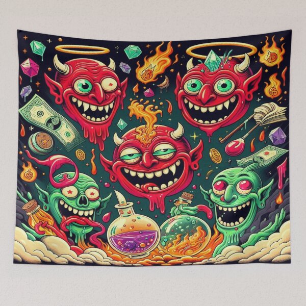 Item preview, Hell’s Financial Alchemy– Perfect Gift designed and sold by Imaginarium of Chaos falcon88 .