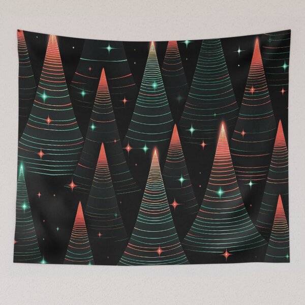 Item preview, Winter pattern.Christmas pattern.Forest at night. designed and sold by MagelliShop.