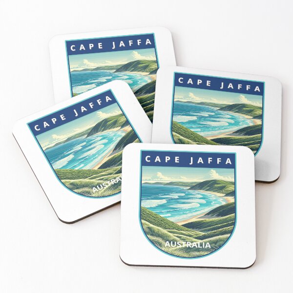 Item preview, Cape Jaffa Australia Retro Art Travel Badge designed and sold by MaateoDesign.