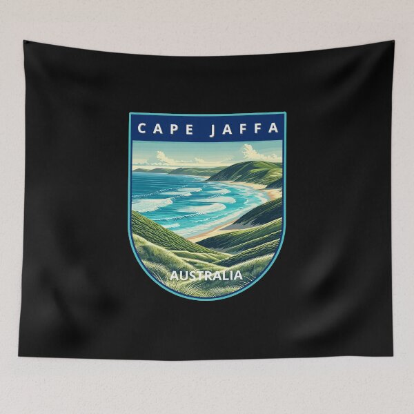 Item preview, Cape Jaffa Australia Retro Art Travel Badge designed and sold by MaateoDesign.