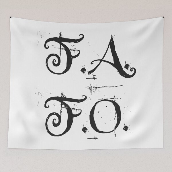Item preview, FAFO - black typography designed and sold by WastelandsEdge.