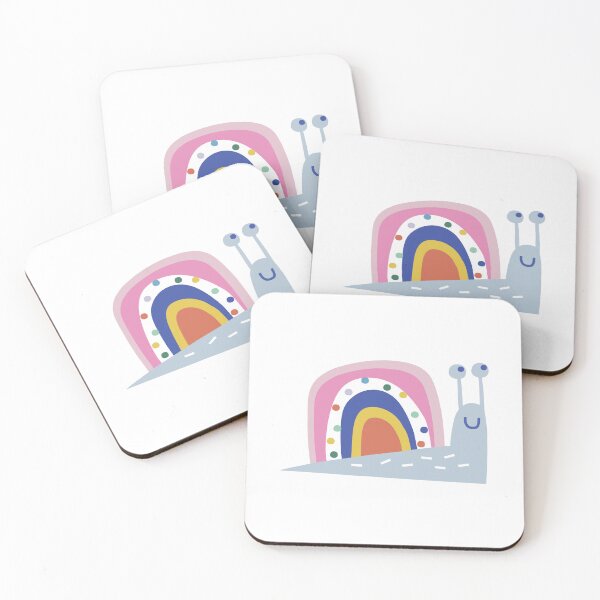Item preview, Cute Snail with Rainbow  designed and sold by PrancingPumpkin.