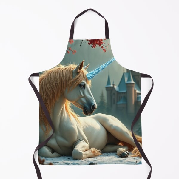 Item preview, Golden Unicorn Frozen Forest Enchanted Castle 2 designed and sold by Fantasy Horseys.