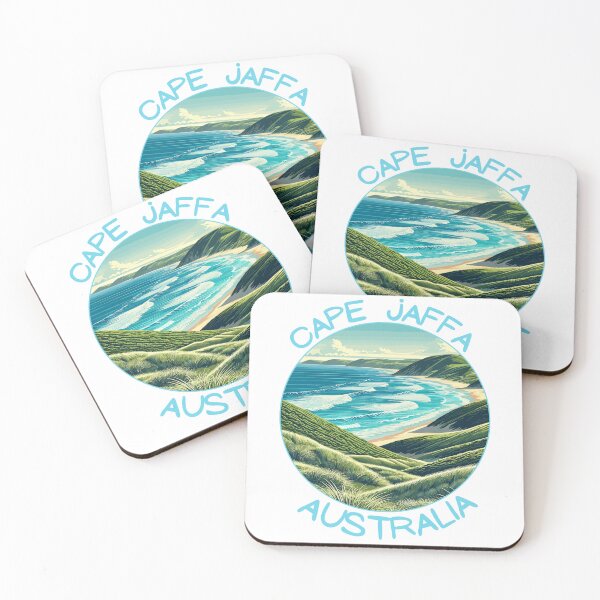 Item preview, Cape Jaffa Australia Retro Art Travel Landscape designed and sold by MaateoDesign.